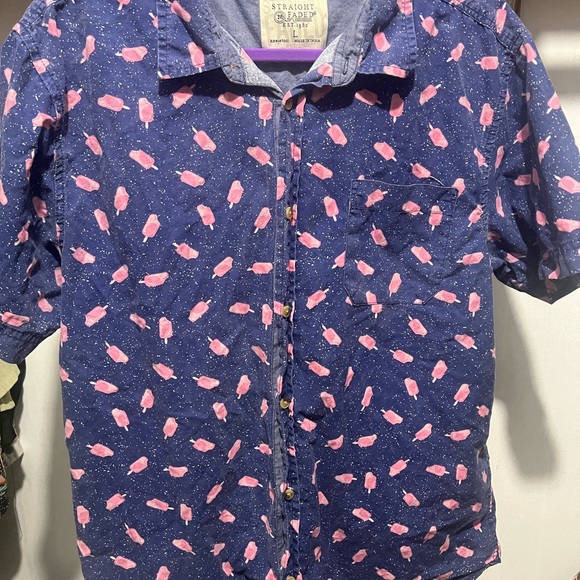 Button Down Popsicle Shirt - Picture 1 of 1